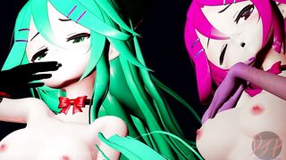 MMD R18 Yamakaze Duet - love me if you can -1043