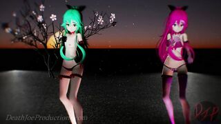 MMD R18 Yamakaze Duet - love me if you can -1043