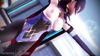 Genshin Impact - Mona LAMB [MMD R-18]