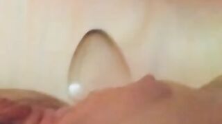 Pulsating orgasm. ASMR wet pussy sounds. Moaning, heavy breathing.