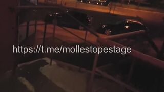 Very public blowjob on the streets