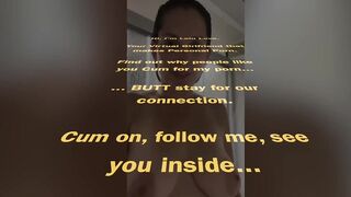 Babe sharing the good the bad and the naughty in real natural daily vlog videos including pussy closeups & more - Lelu Love