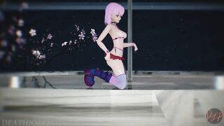 MMD R18 Nude Pink Misaka - Roll Deep 1094