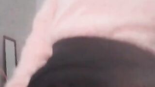 RIDING A PINK DILDO