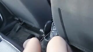 Show pussy in taxi. fhd1080p