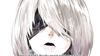 2B wants your cum and for you to taste it too! (Nier Automata, Quickshot, Vanilla, CEI Encouraging)