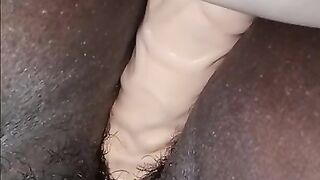 Jerking My Big Tdick While Another Dick Is Up My Pussy