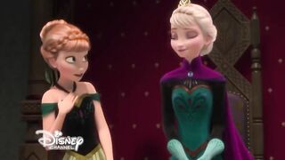 Princess Anna and lesbian sex with a big-breasted woman | disney princess