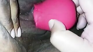 Rose going crazy on my wet pussy