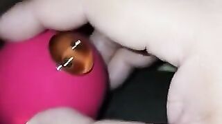 Rose going crazy on my wet pussy