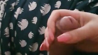 Step mom dirty talk handjob make step son cum in 15 seconds