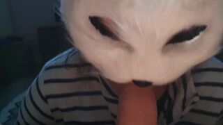 My beautifull silverfox gives me sensual blowjob and take my load to her mouth...