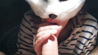 My beautifull silverfox gives me sensual blowjob and take my load to her mouth...