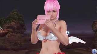 Dead or Alive Xtreme Venus Vacation Fiona Valentine's Day Pose Cards Fanservice Appreciation