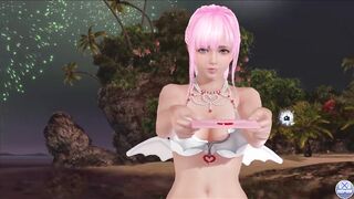 Dead or Alive Xtreme Venus Vacation Fiona Valentine's Day Pose Cards Fanservice Appreciation