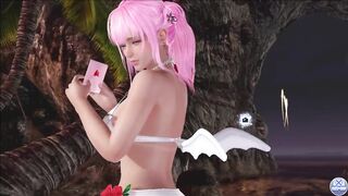 Dead or Alive Xtreme Venus Vacation Fiona Valentine's Day Pose Cards Fanservice Appreciation