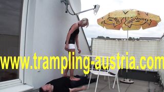 teen goddess barefoot trampling