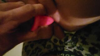 Hard DP with anal creampie