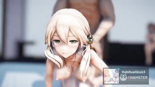 MMD r18 Prinz Eugen KanColle sexy Horny cum swallow 3d hentai