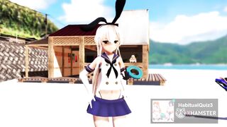 MMD r18 suzuya become an adult model after broke 3d hentai