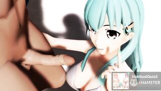 MMD r18 suzuya become an adult model after broke 3d hentai