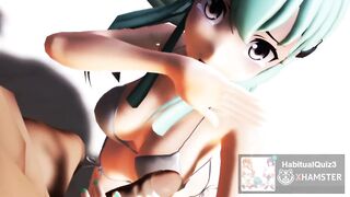 MMD r18 suzuya become an adult model after broke 3d hentai