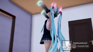 mmd r18 Miku Miku dance sex after public concert 3d hentai