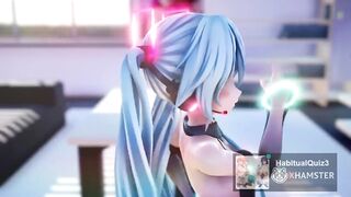 mmd r18 Miku Miku dance sex after public concert 3d hentai