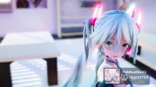 mmd r18 Miku Miku dance sex after public concert 3d hentai