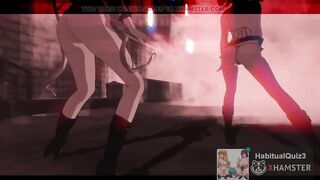 mmd r18 Follow The Leader Kancolle Murasame Kashima 3d hentai anal lover public sex