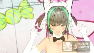 MMD r18 Nyanpaia Gymnastics 3d hentai