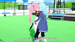 Rimuru fucks Milim standing up : The time i got reincarnated as a slime Parody