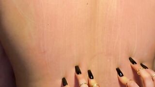 Long Black Nails Scratching Slaves Back I MyNastyFantasy