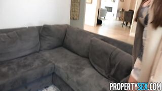 PropertySex Busty Real Estate Agent with Big Natural Tits and Nice Ass Bangs Her Client