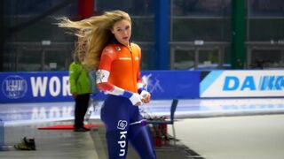 Sexy Dutch speed skater 60 fps