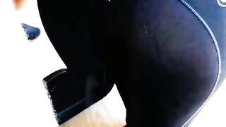 Tik Tok Flip the Switch Challenge Fuck. Cum on the Ass in LEGGINS. Covid 19 Quarantine. POV GONZO PO