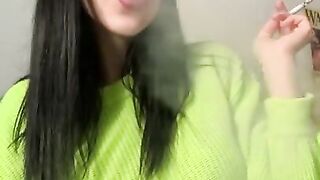 Goth Whore Smoking And Using You As An Ashtray