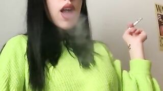 Goth Whore Smoking And Using You As An Ashtray