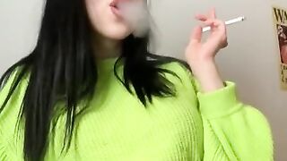 Goth Whore Smoking And Using You As An Ashtray