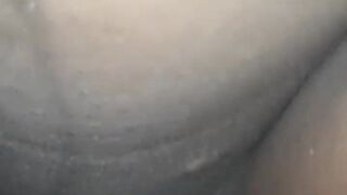 Watch the creampie squirt out her pussy in the end and mess up my camera