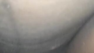 Watch the creampie squirt out her pussy in the end and mess up my camera