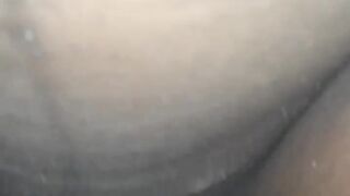 Watch the creampie squirt out her pussy in the end and mess up my camera