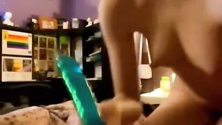 First dildo sucking vid from last year