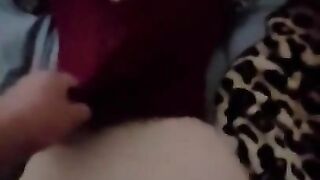 Sneaky Latina backshots