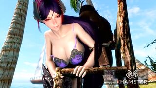 minamoto no raikou fate grand order erotic lewd public show anal 3d hentai