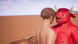 Demonic Female Monster Likes Anal - 3D Animation