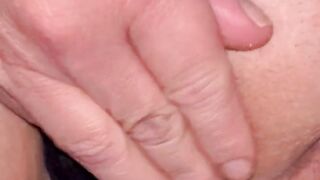 Masturbation in black panties