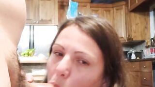 School Girl Tries to DEEPTHROAT Cock for the first time