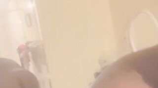 SEXY EBONY SLUT TWERKING PHAT ASS IN FRONT OF MIRROR