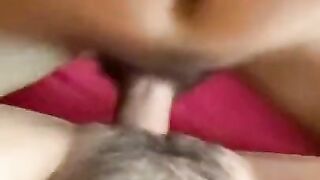 DOGGY + HER POV CUTE GIRLFRIEND CUM WITH AMAZING MOANS